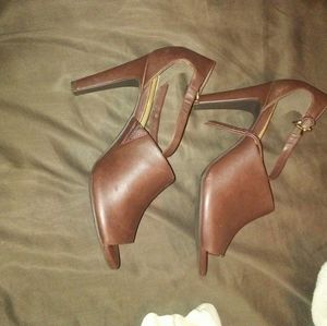 Cato open toe heels